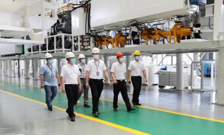 區(qū)環(huán)保局一行蒞臨我司指導(dǎo)工作